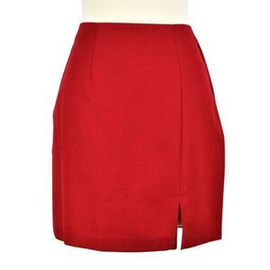 MY MICHELLE Mini Pencil Skirt Front Slit Vanishing Waistband Red Juniors Sz 5/6